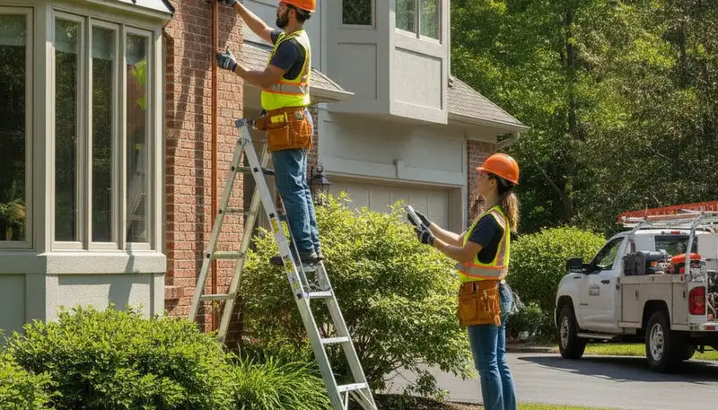 Cleveland, OH plumbing repair team servicing residential pipes and fixtures