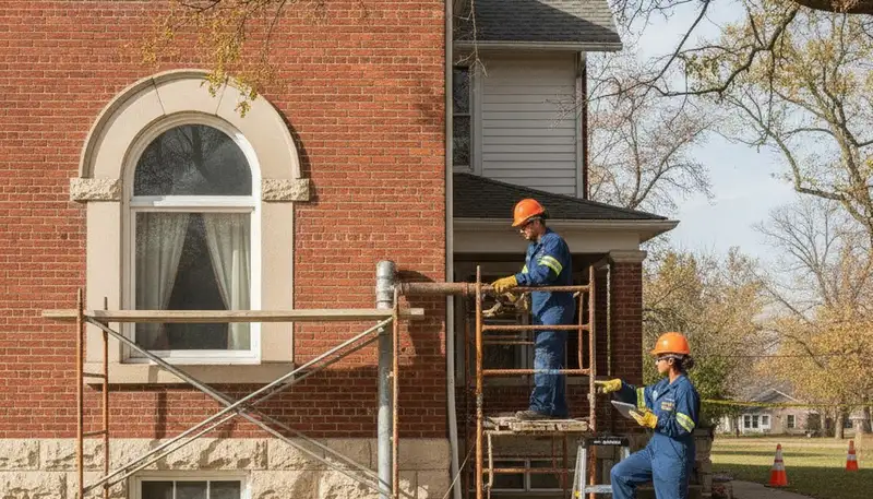 Plumbing repair truck in Cleveland, OH for emergency drain and pipe services