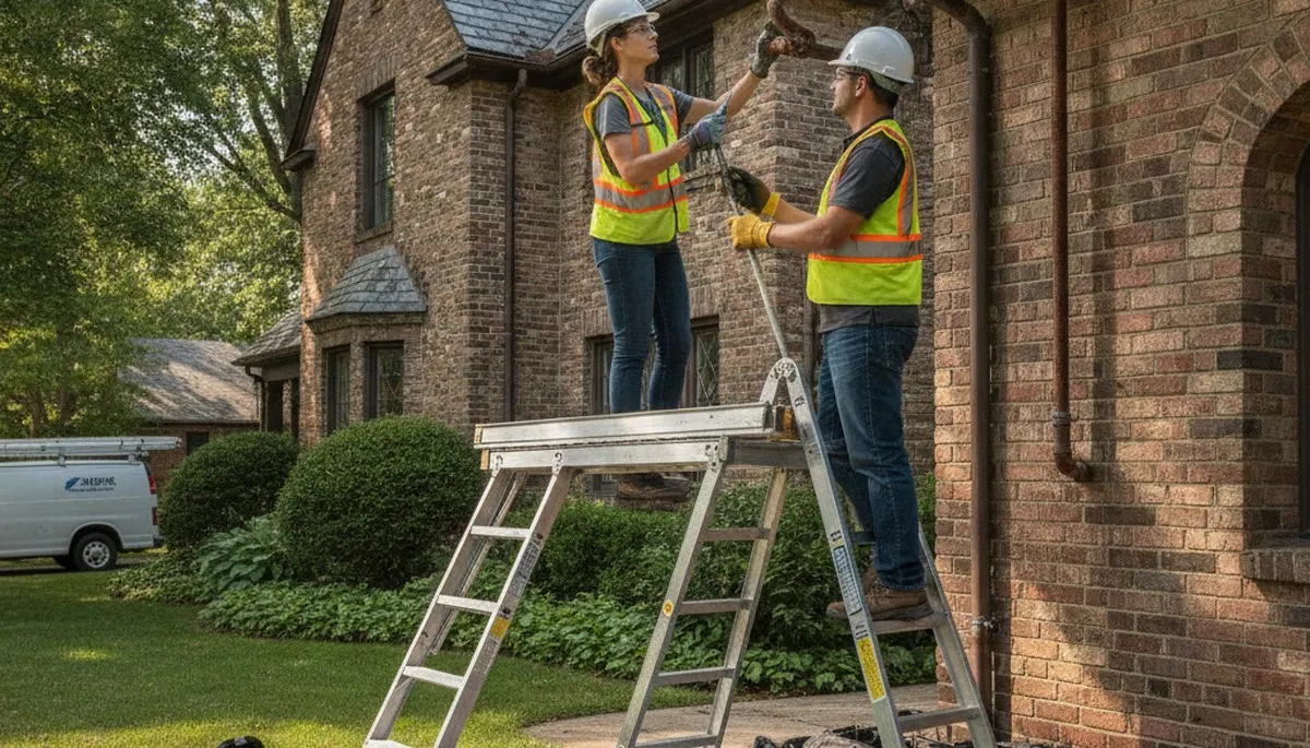 Plumber repairing a pipe in Cleveland, OH for reliable plumbing repair service