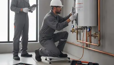 Cleveland, OH plumber repairing a residential pipe for reliable plumbing service