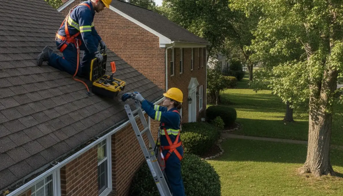Plumber repairing a pipe in Cleveland, OH for fast plumbing service