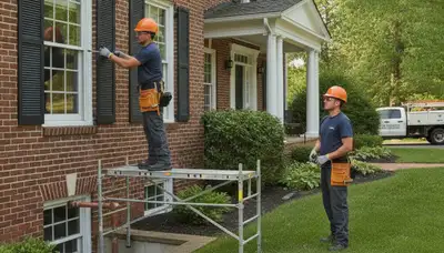 Plumber repairing pipe in Cleveland, OH for residential plumbing service