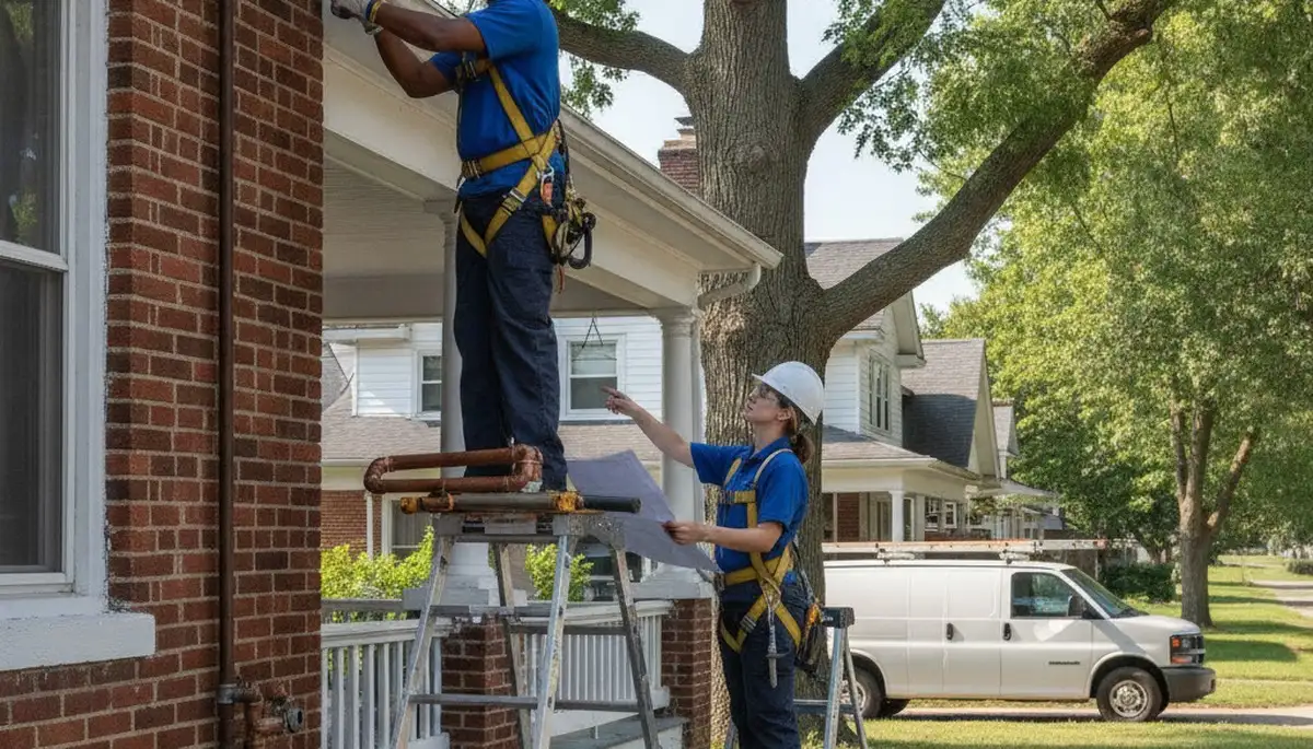Plumbing repair technician serving Cleveland, OH for residential and commercial leaks and pipe fixes