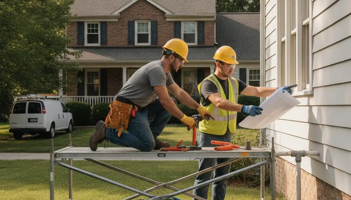 Plumber repairing a pipe in Cleveland, OH for emergency plumbing service