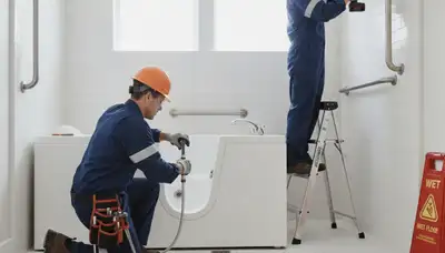 Walk-in tub installation for Cleveland, OH homes by On Call Plumbers